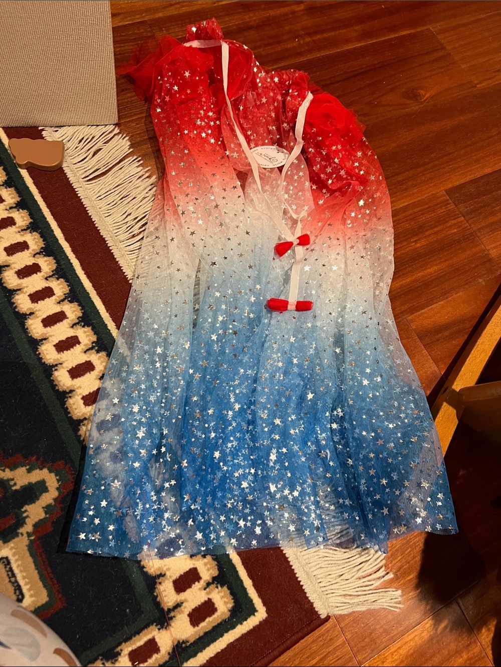 Sweet wink tie skirt or cape